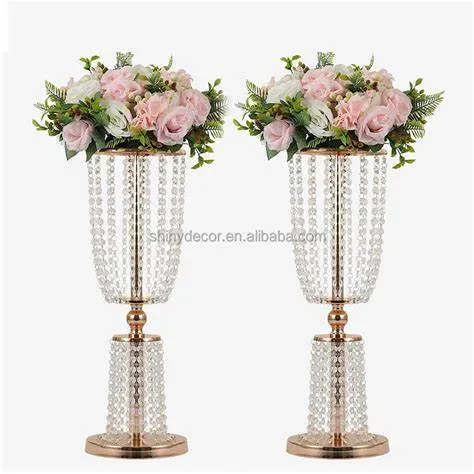 Gold Gem Spiral Stand centerpiece