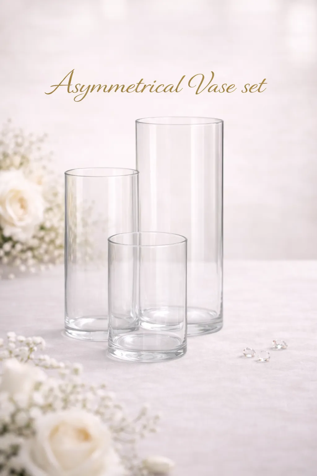 Cylinder Vases- 