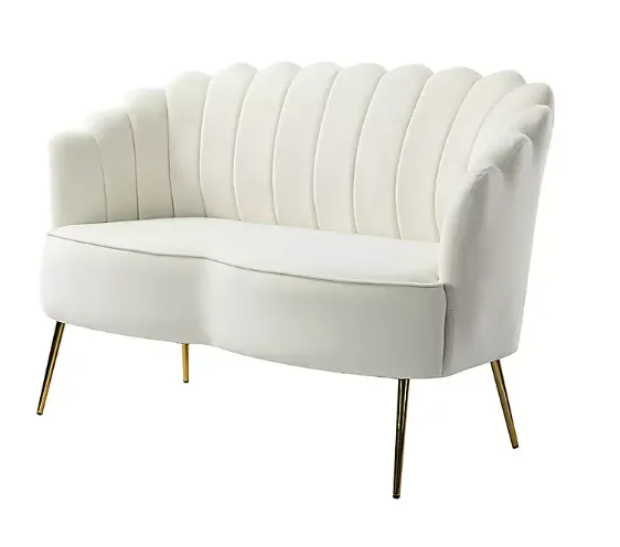 Scalloped Love Seat 