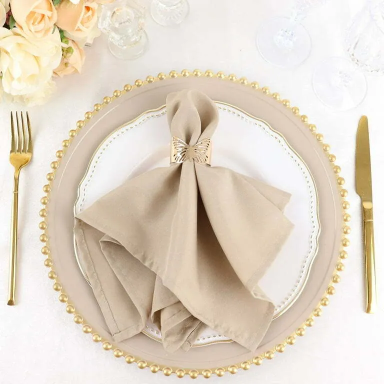 Poly cotton Nude Napkins