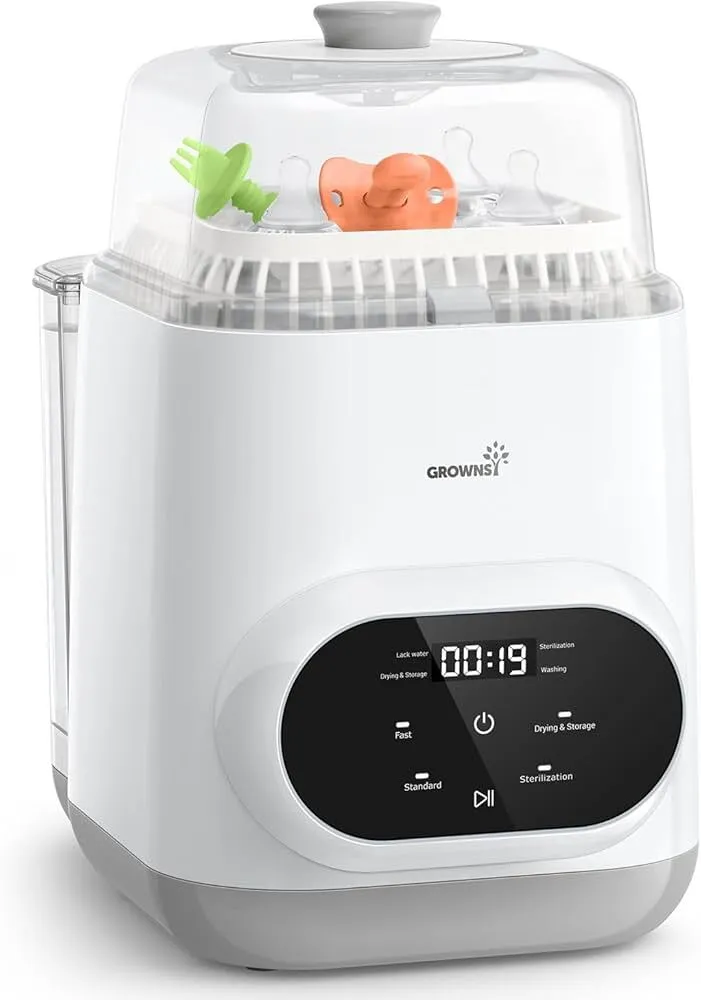 Grownsy Bottle Washer Pro | All-in-One Bottle Washer and Sterilizer and Dryer