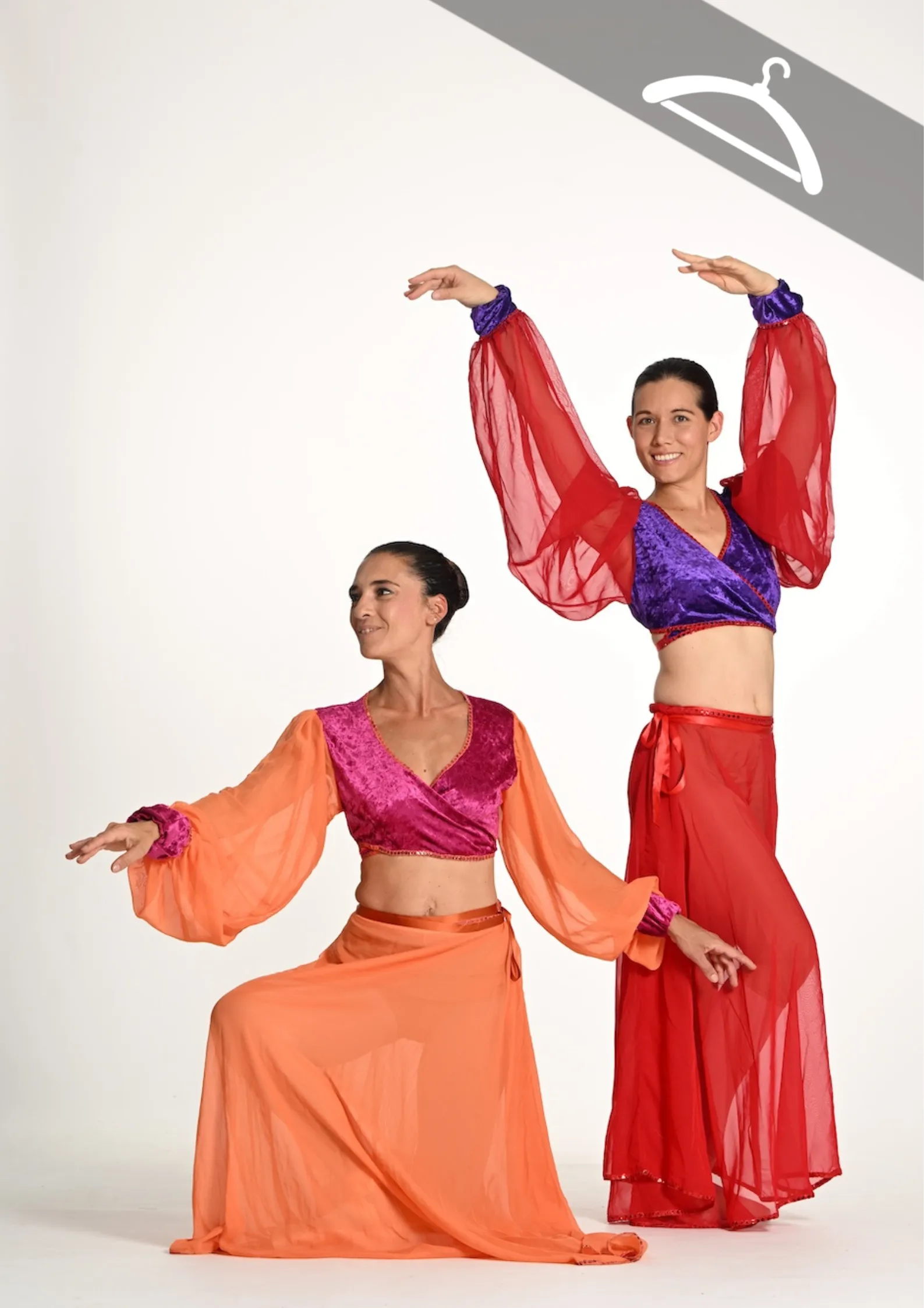  Cache-coeur et jupe style oriental réf : C79 - Essayage
