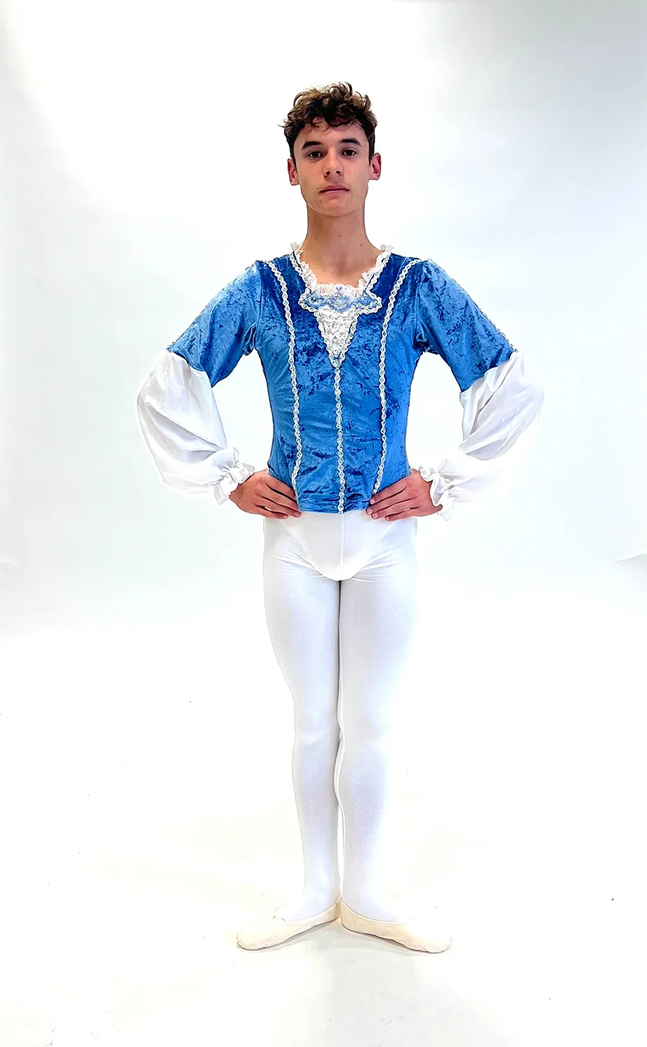 Pourpoint Bleu et Blanc « Giselle »