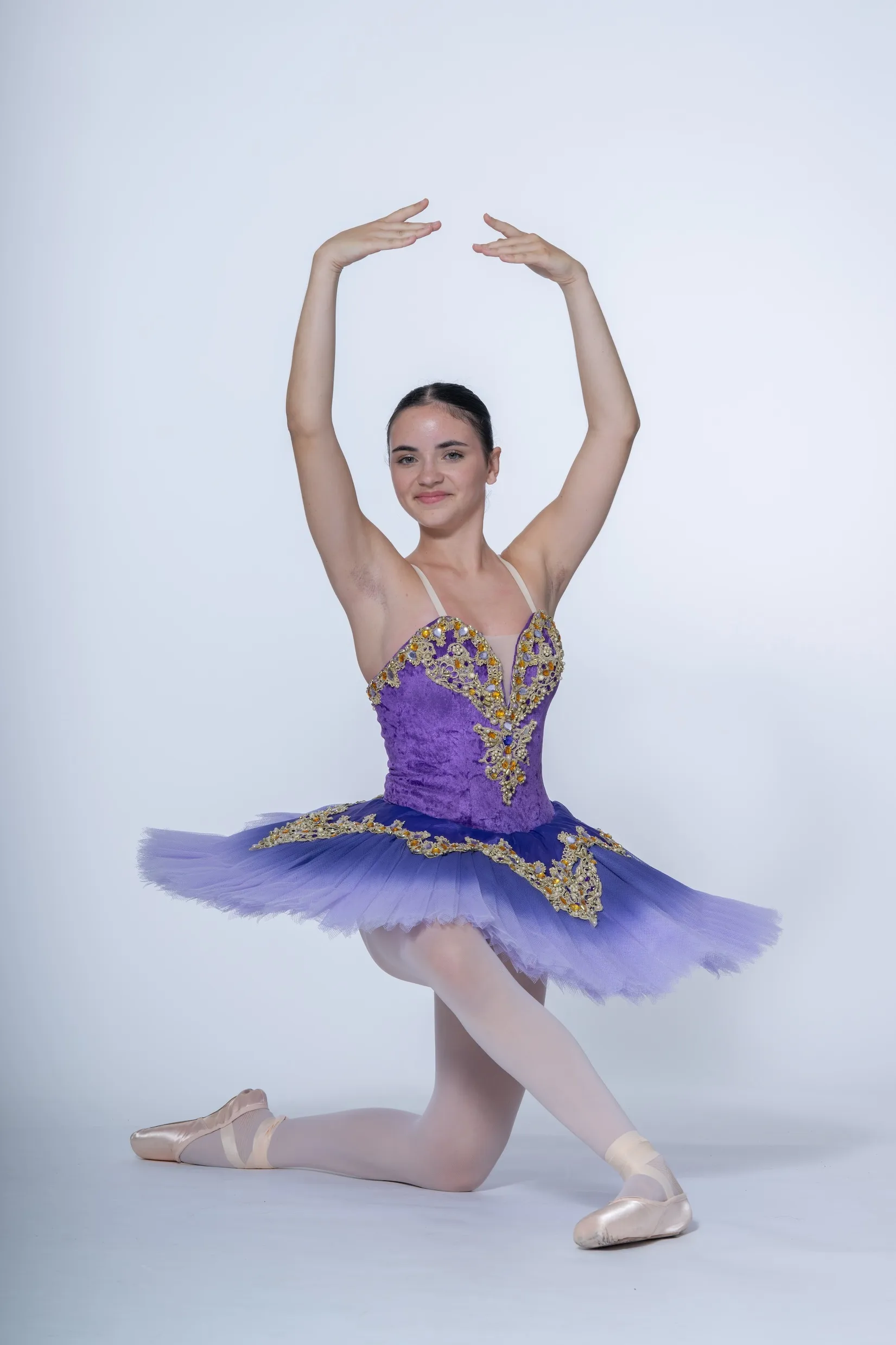 Tutu violet "Fée Lilas" réf : HAUT6