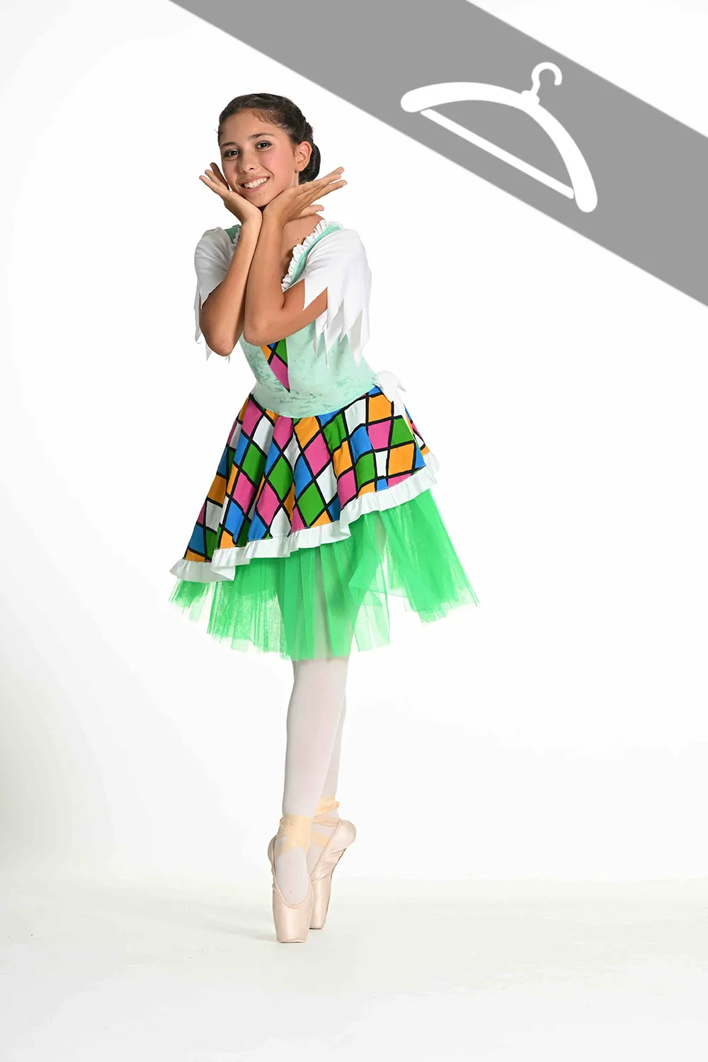 Tutu Arlequin Asymétrique - Essayage