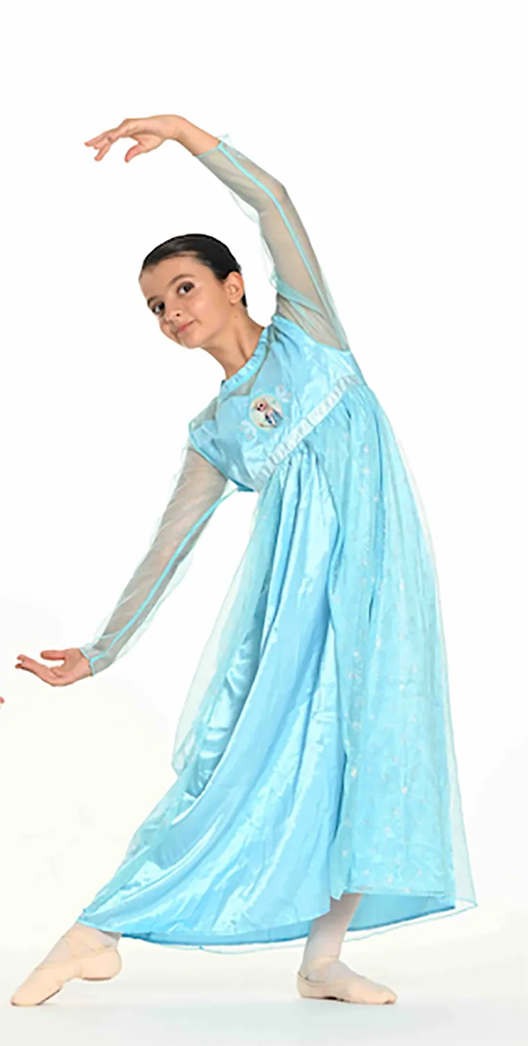 Robe avec Médaillon inspiration « Elsa »