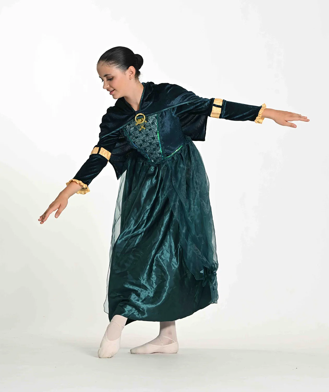 Robe Verte Princesse inspiration « Rebelle »