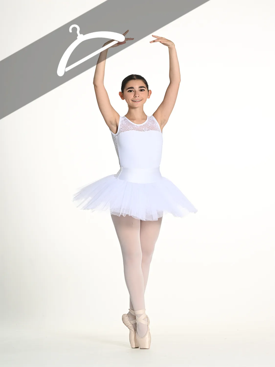 Bas de Tutu Simple Court Ceinture Lycra - Essayage