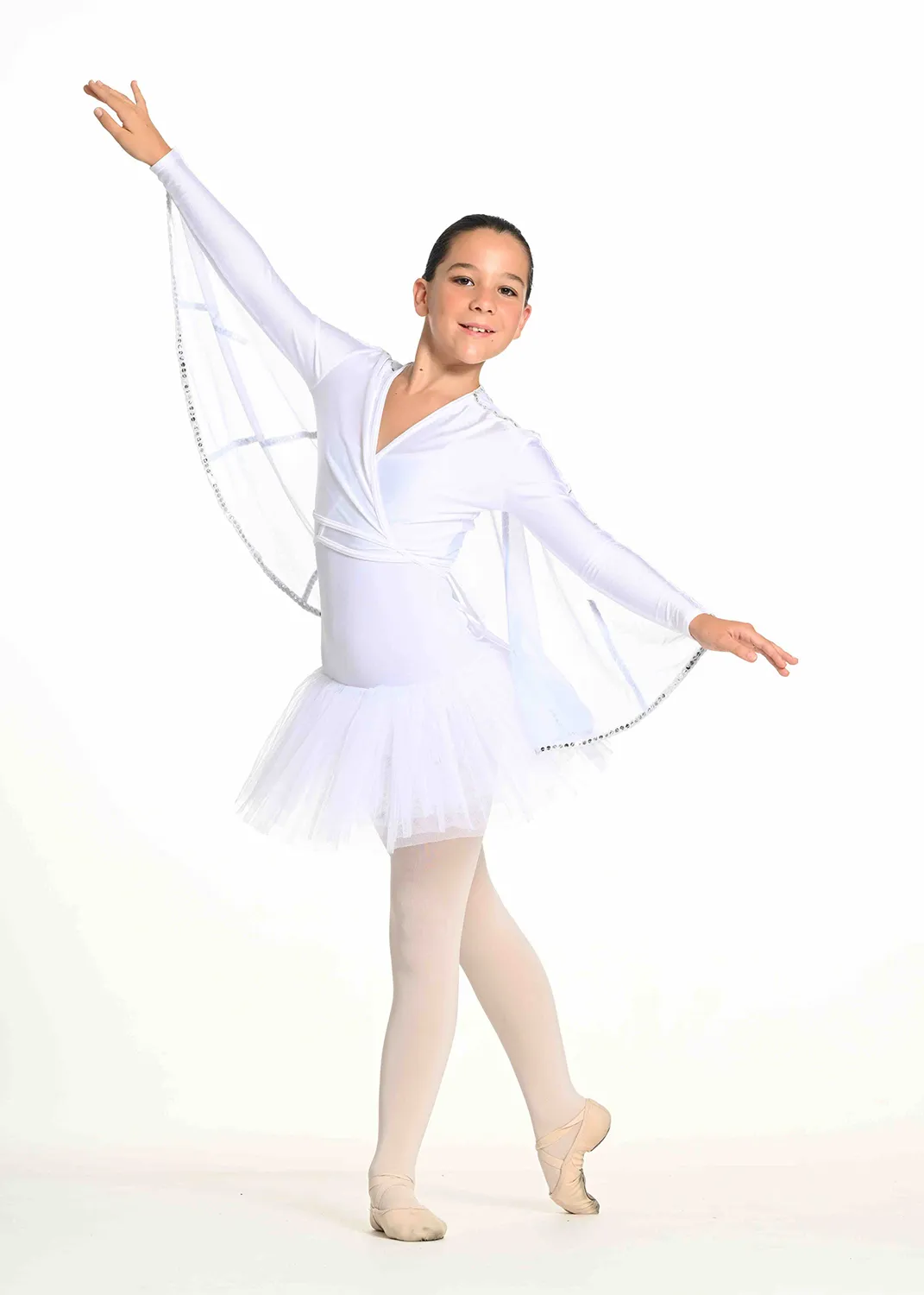 Cache-Coeur Blanc à Volant