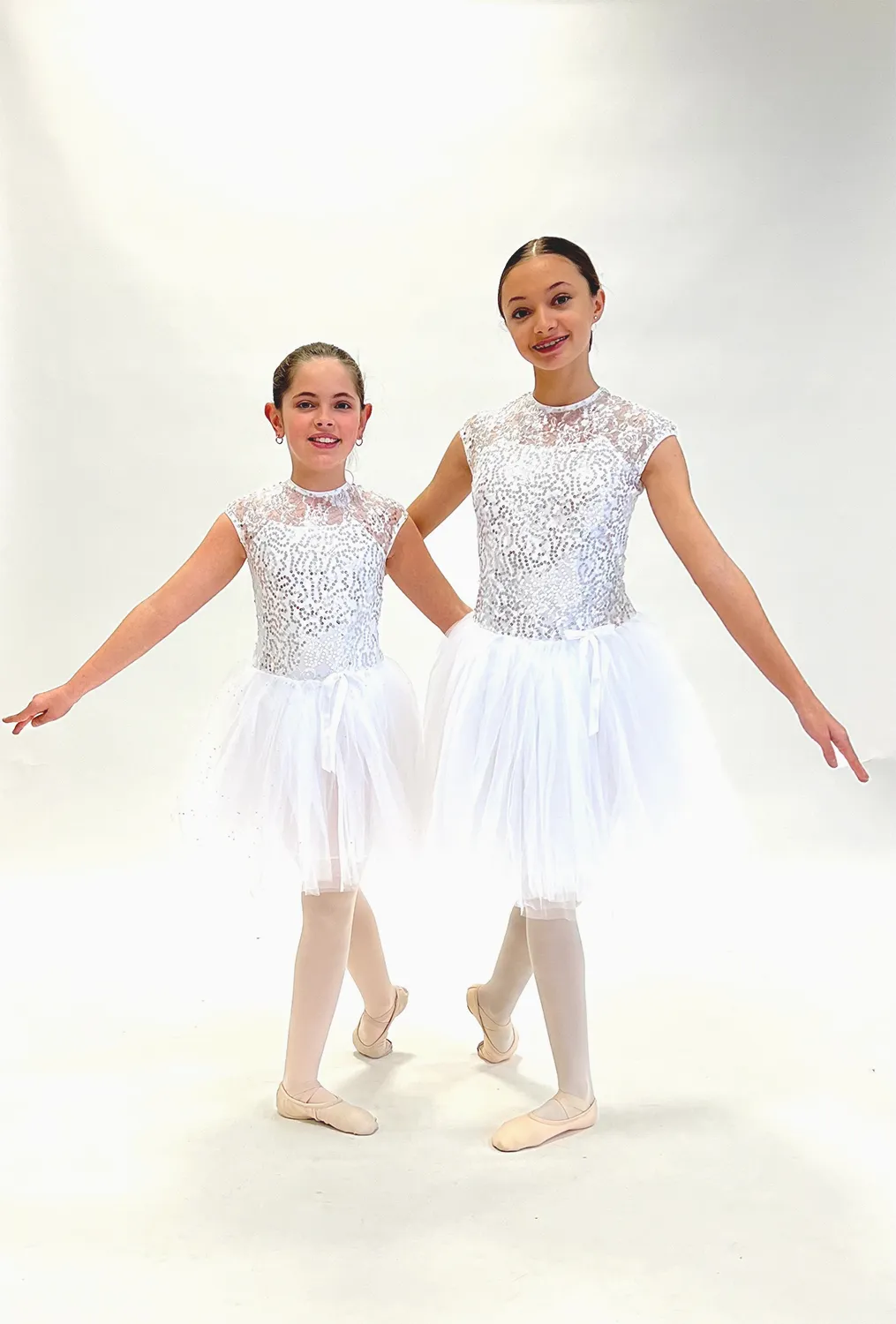 Tutu Blanc et Argent Pailleté