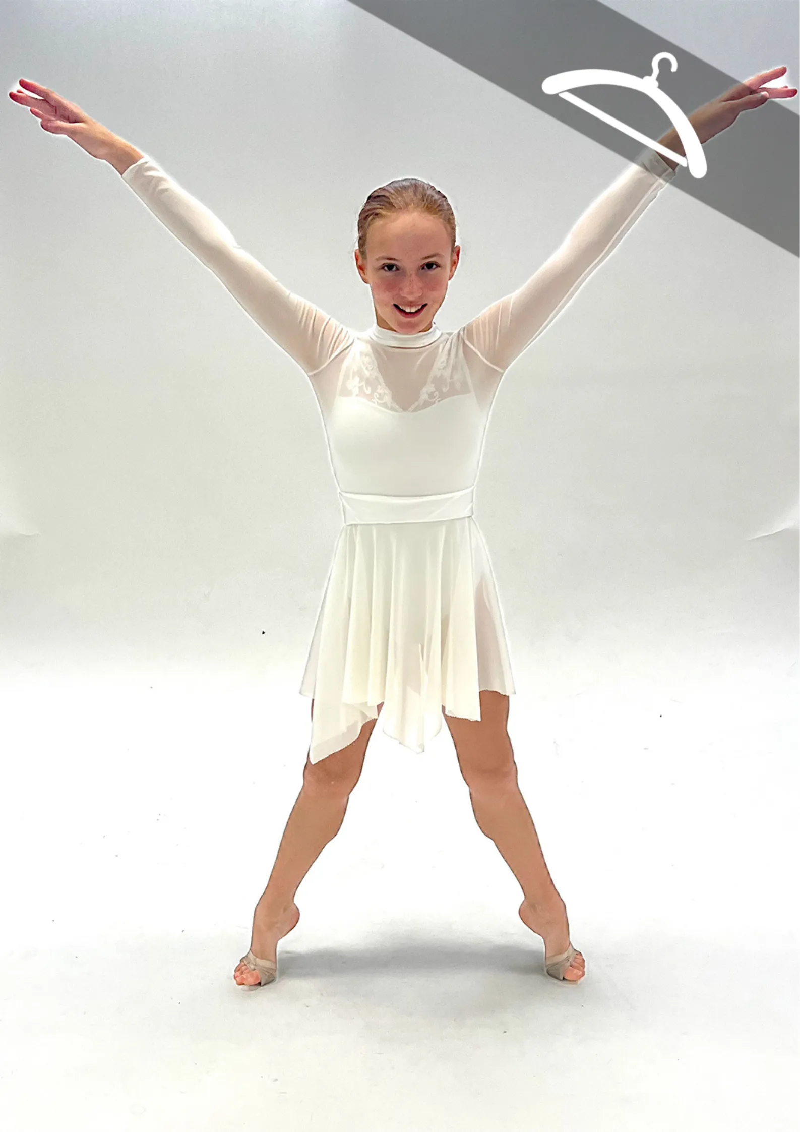 Tunique Blanche Manche Longue - Essayage