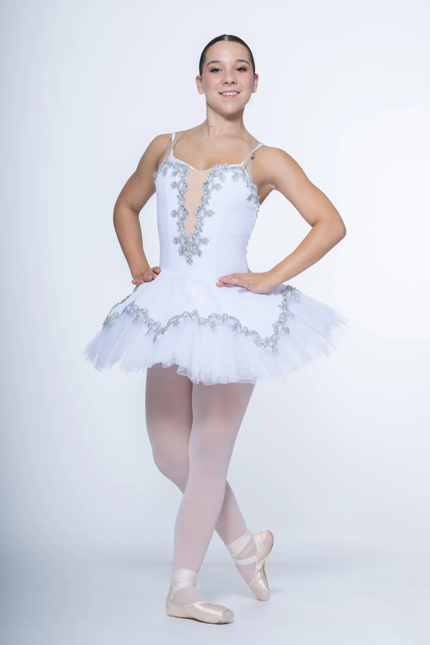 Tutu blanc et argent réf : C69