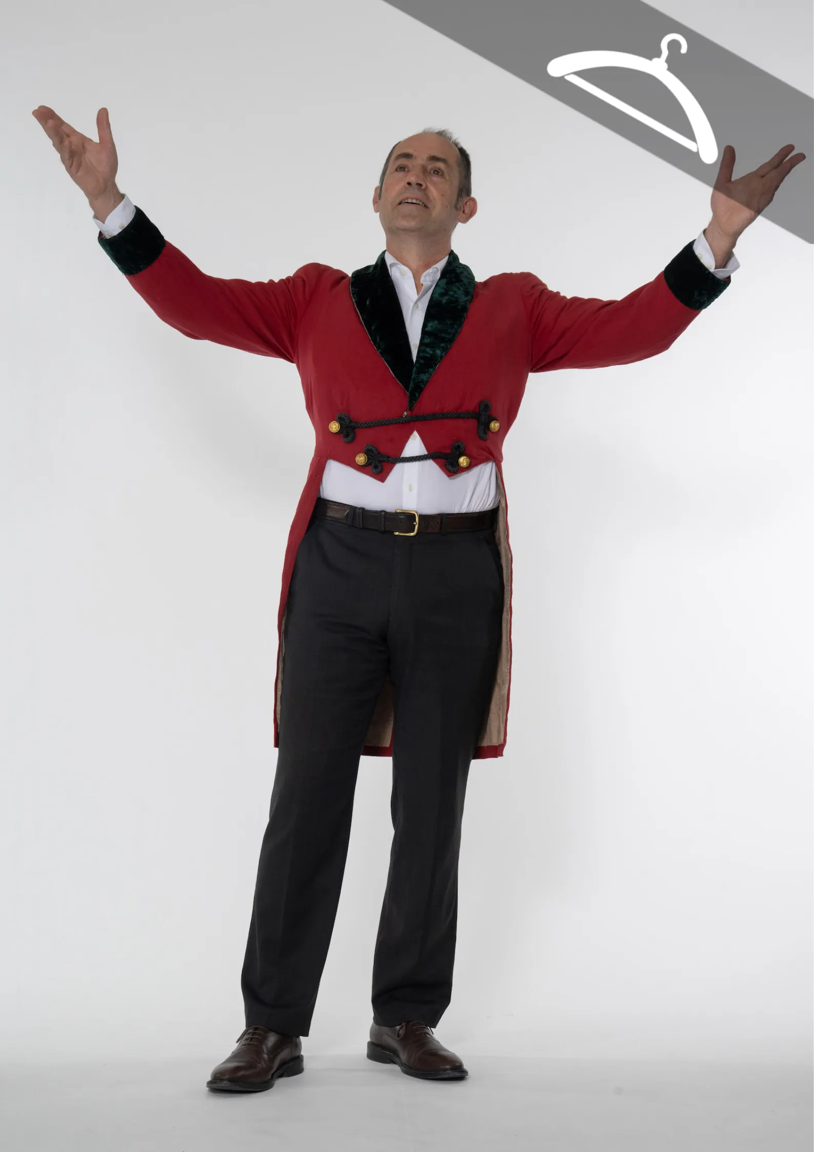 Veste Queue de Pie Rouge - Essayage