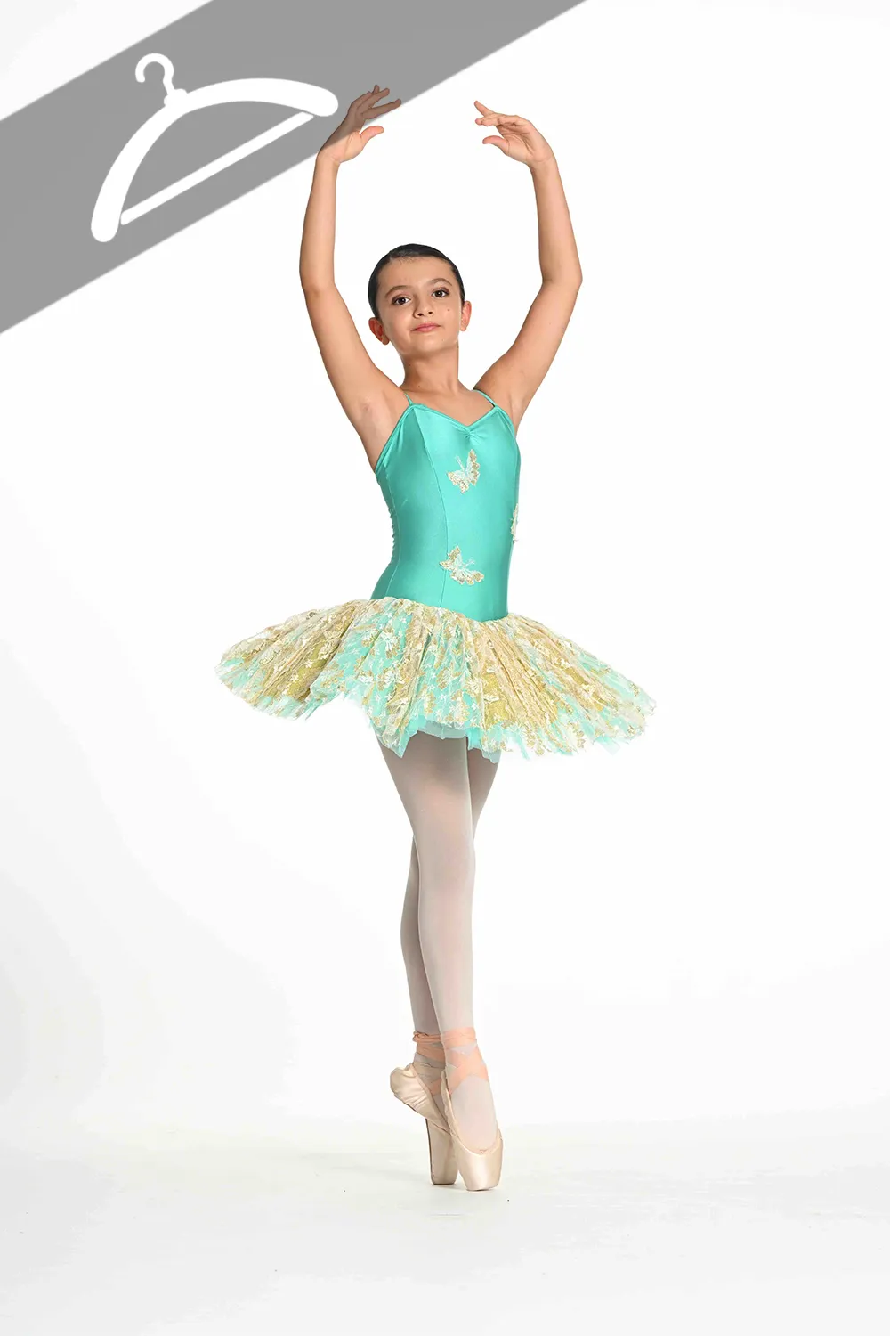 Tutu Turquoise Papillon - Essayage