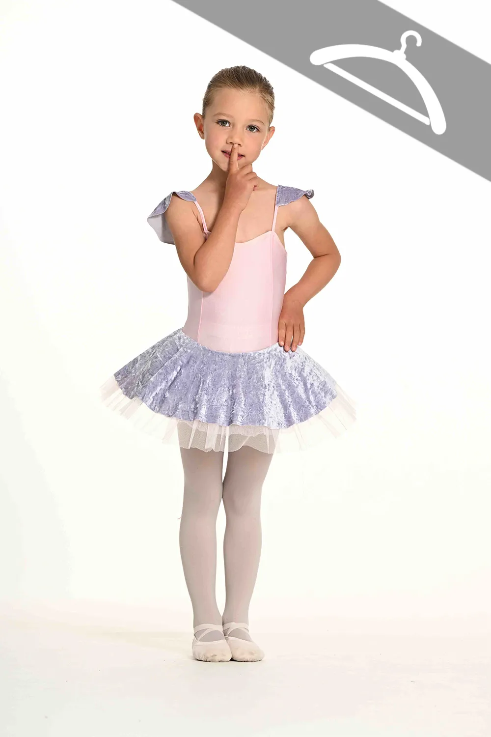 Tutu Rose et Gris « Souris » - Essayage