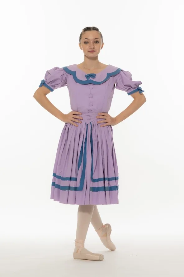 Robe vintage parme réf : C3