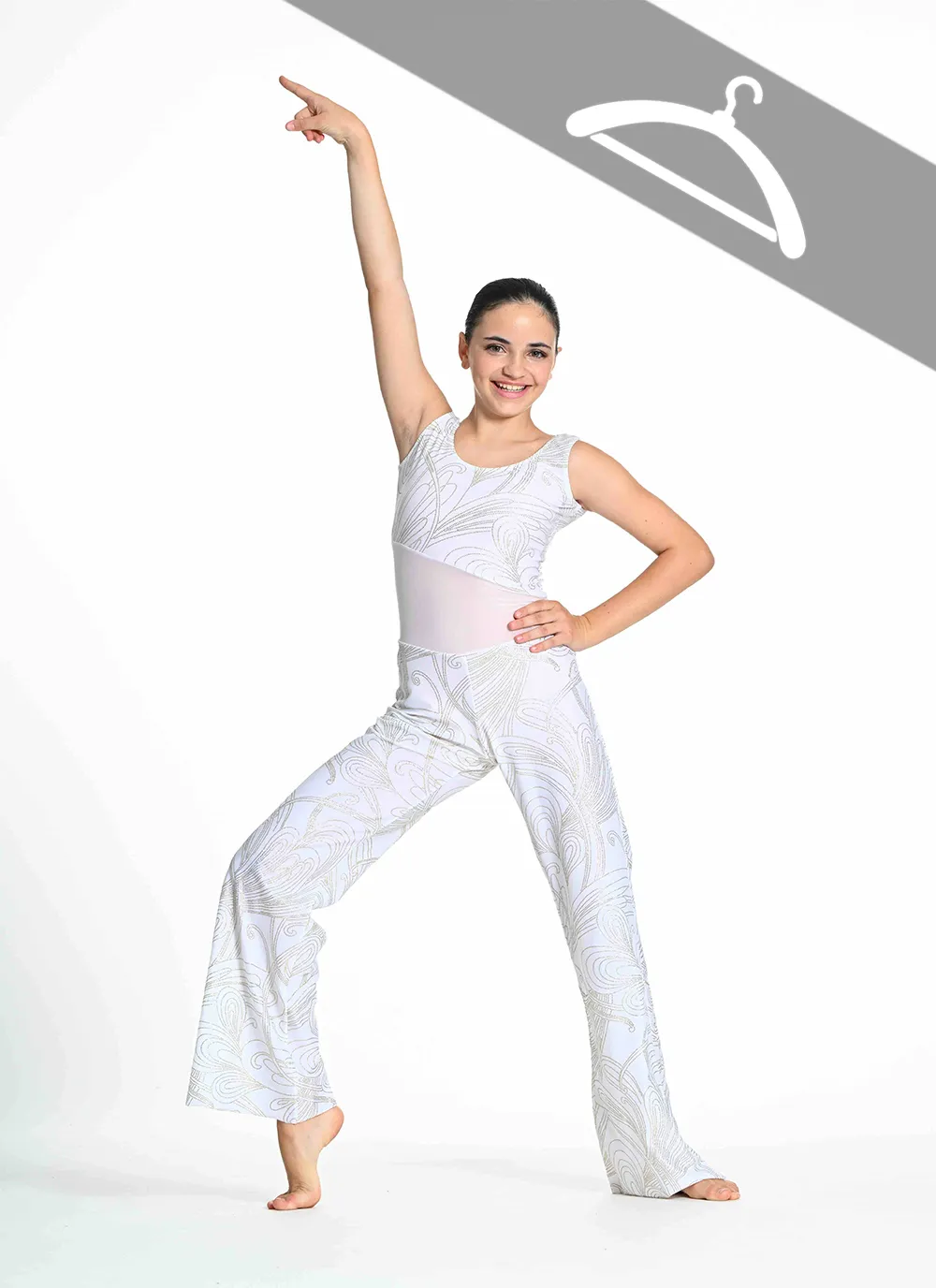 Combinaison Blanche et Or - Essayage