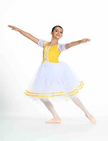 Tutu « Paysanne » Jaune style Giselle réf : C83