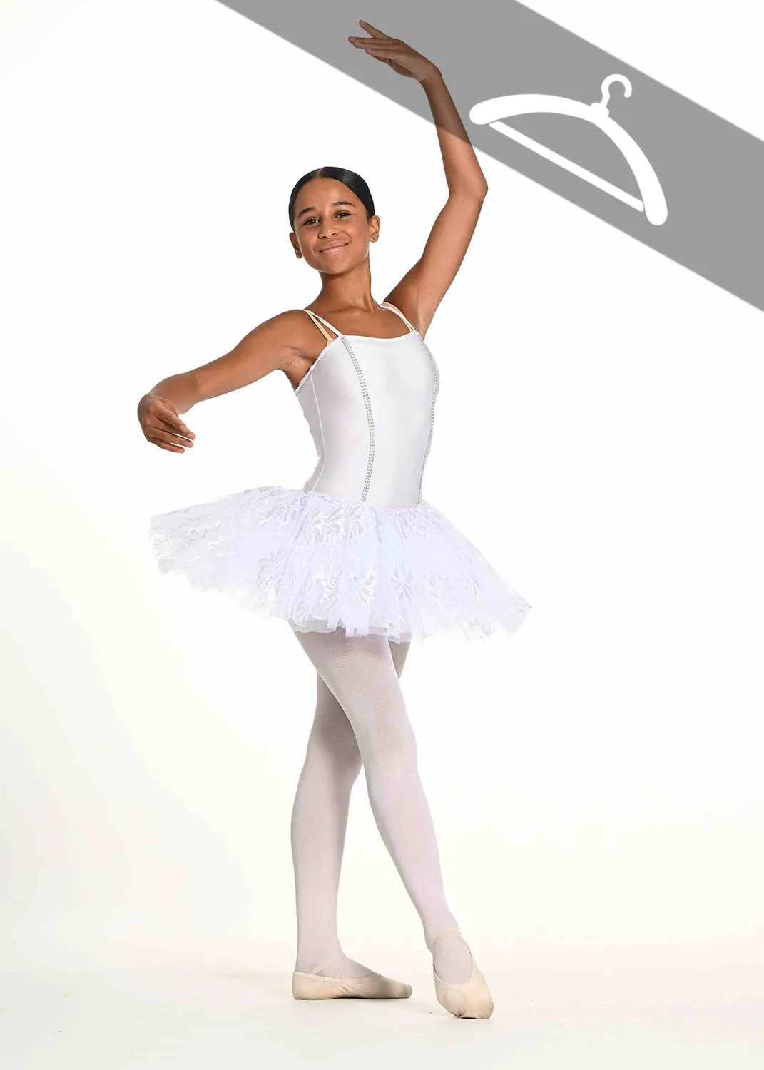 Tutu Blanc et Argent - Essayage