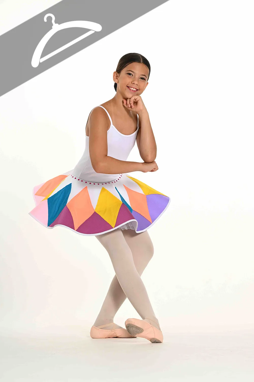 Tutu Arlequin Losange - Essayage