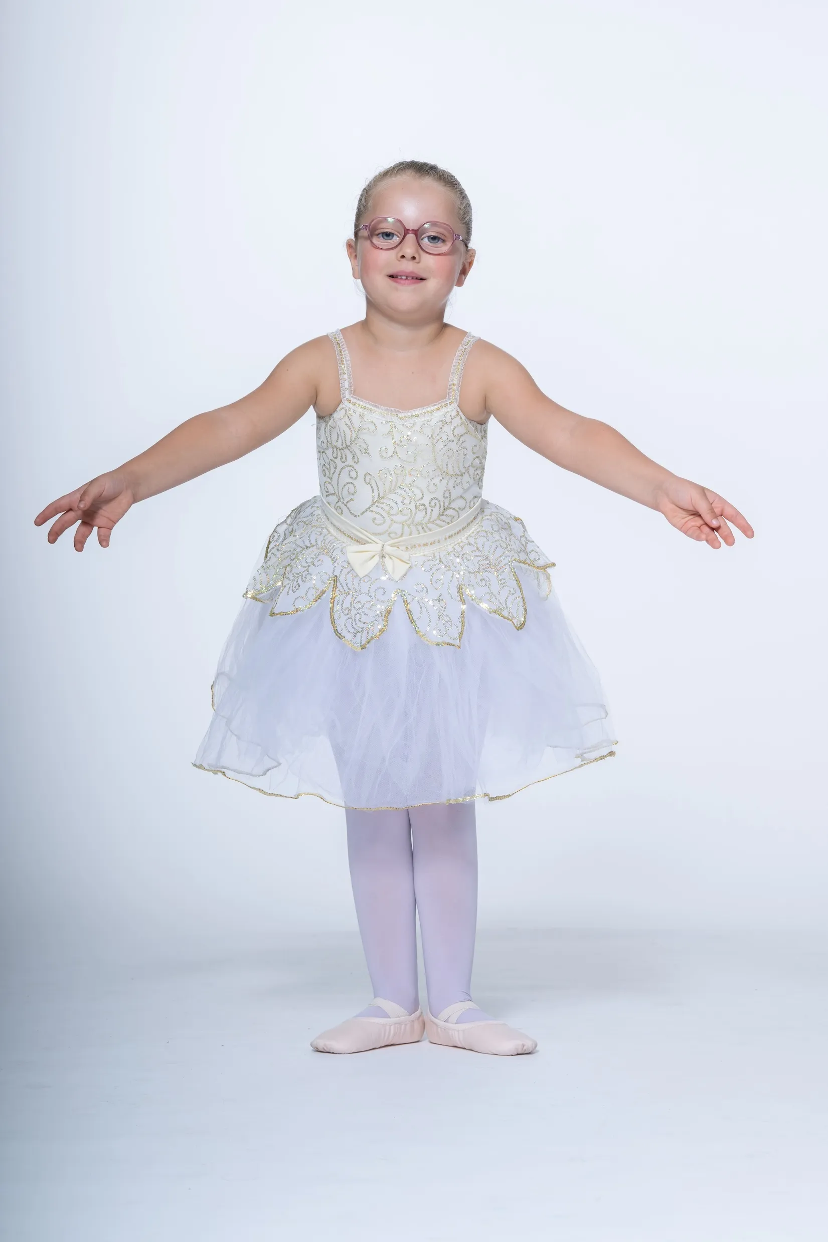 Tutu pailleté écru réf : C49