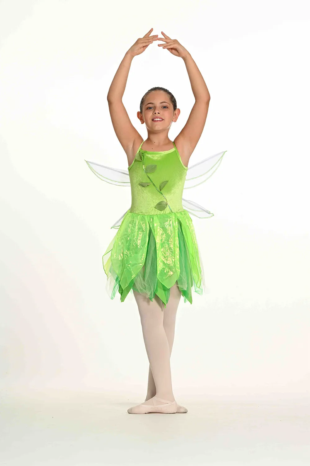 Robe Fée Verte avec Ailes