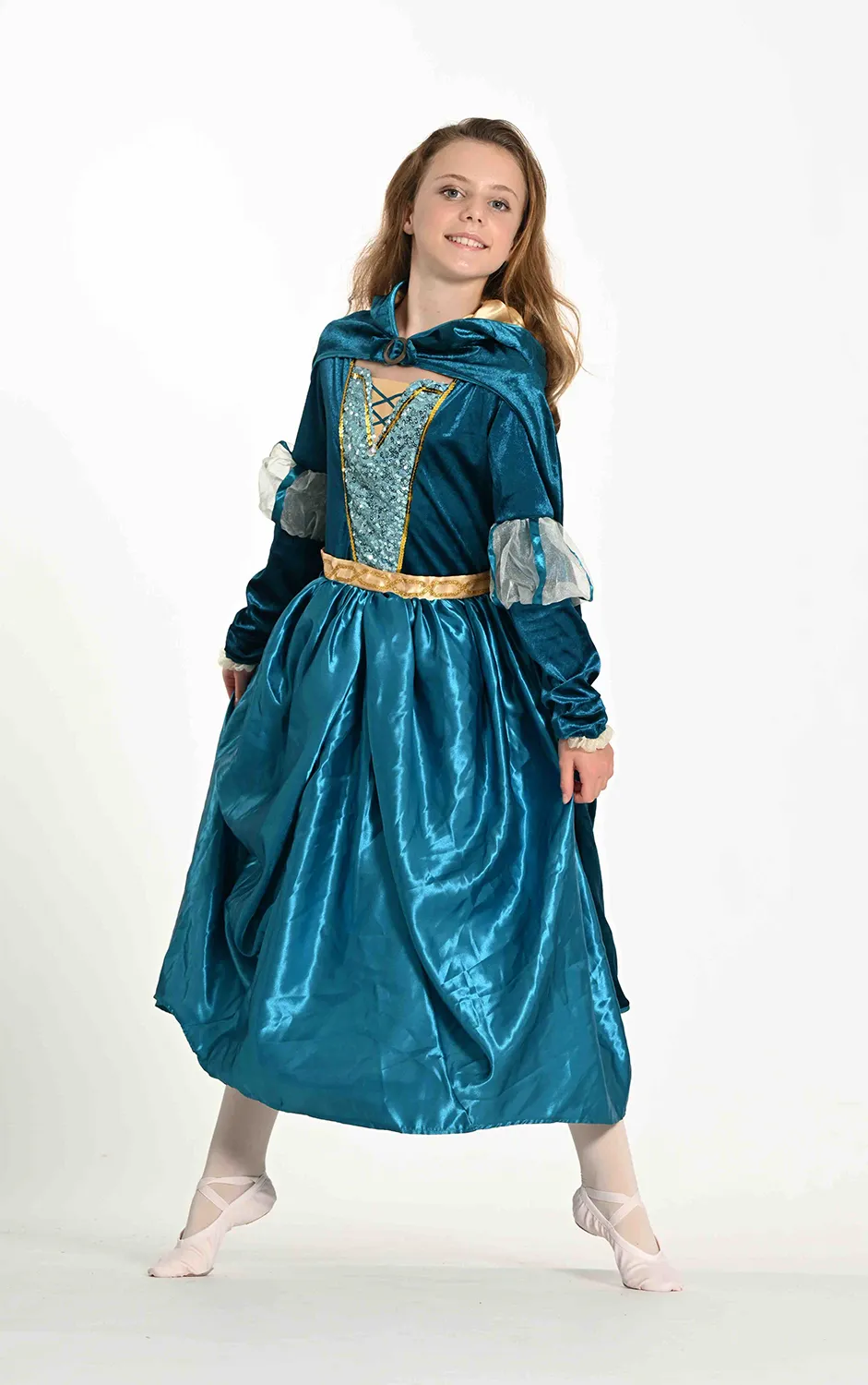 Robe Turquoise Princesse inspiration « Rebelle »