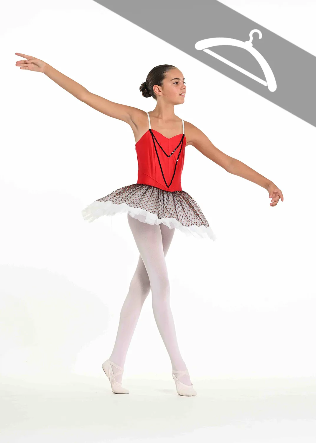 Tutu Rouge et Blanc « Paquita » - Essayage