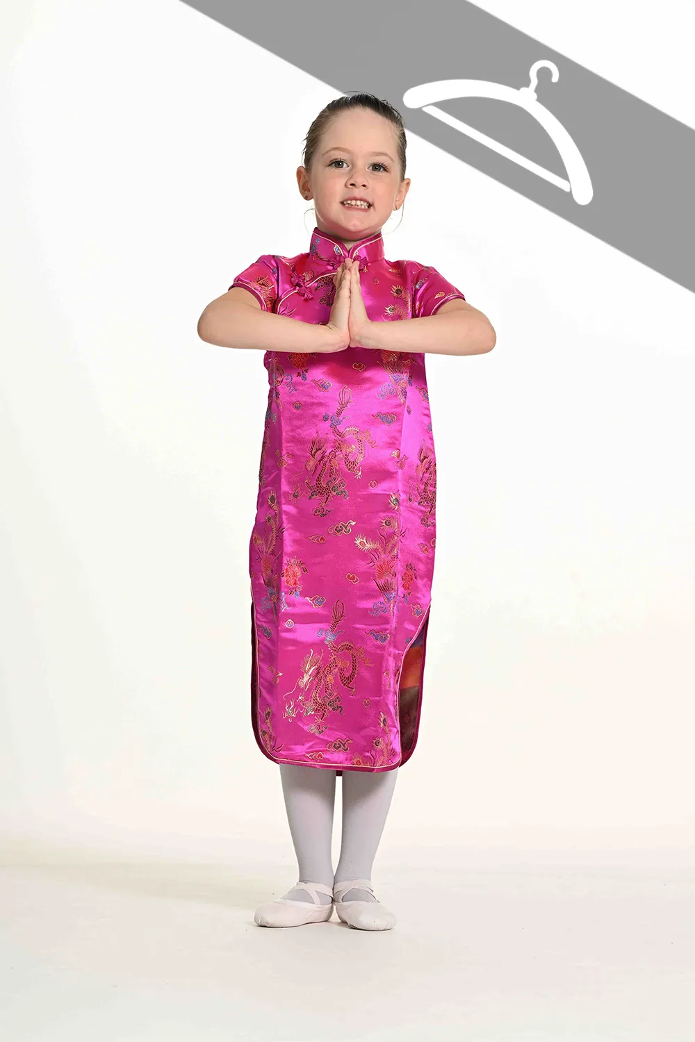 Robe Rose Chinoise - Essayage