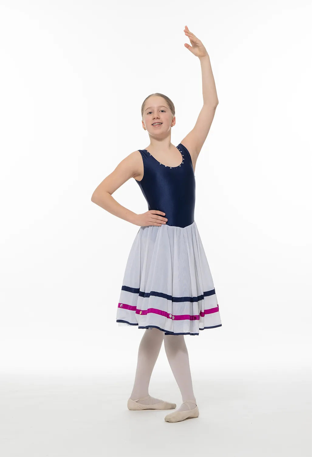 Robe haut lycra et jupe fluide réf : C127