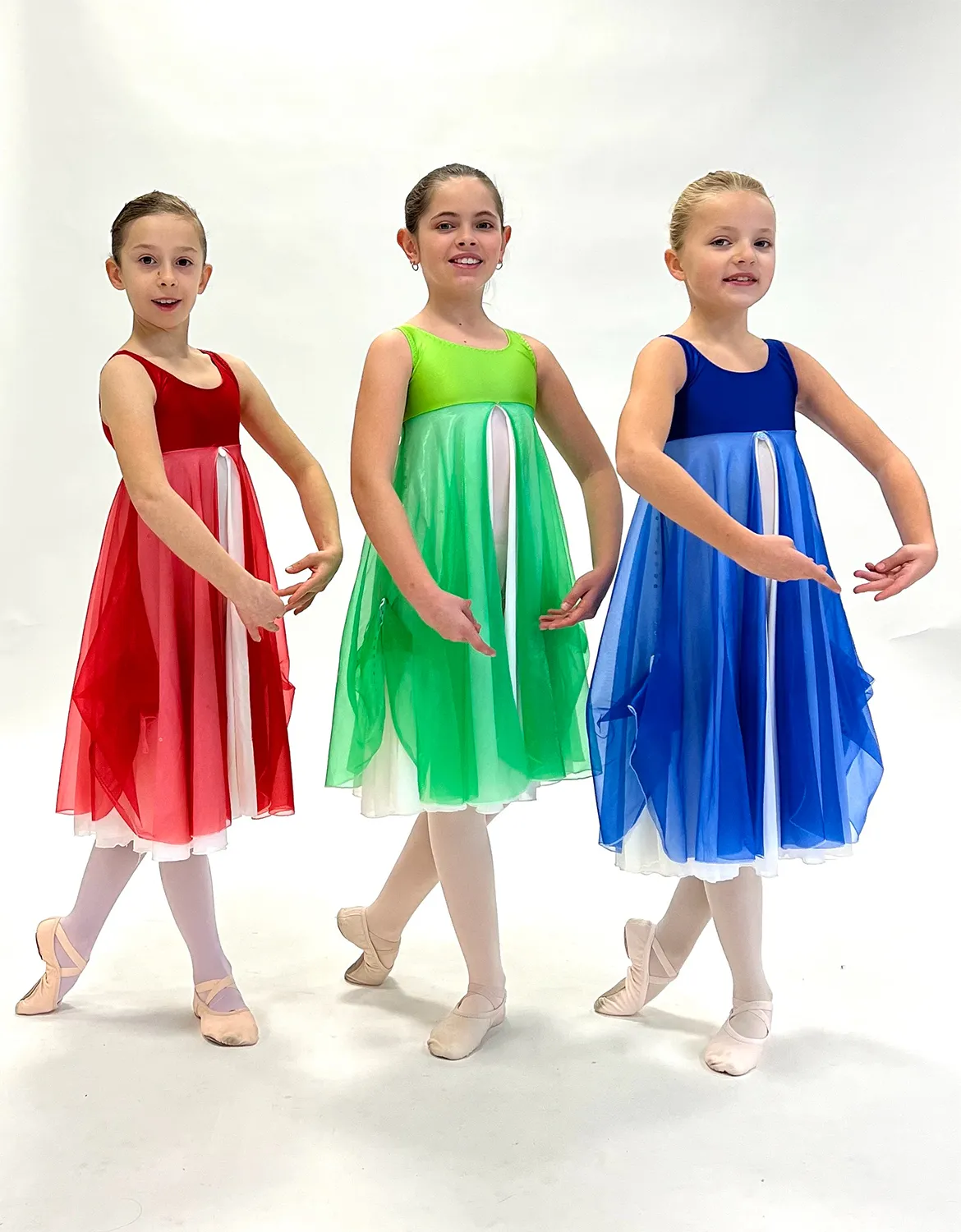 Robe Empire Lycra Multi-Couleurs