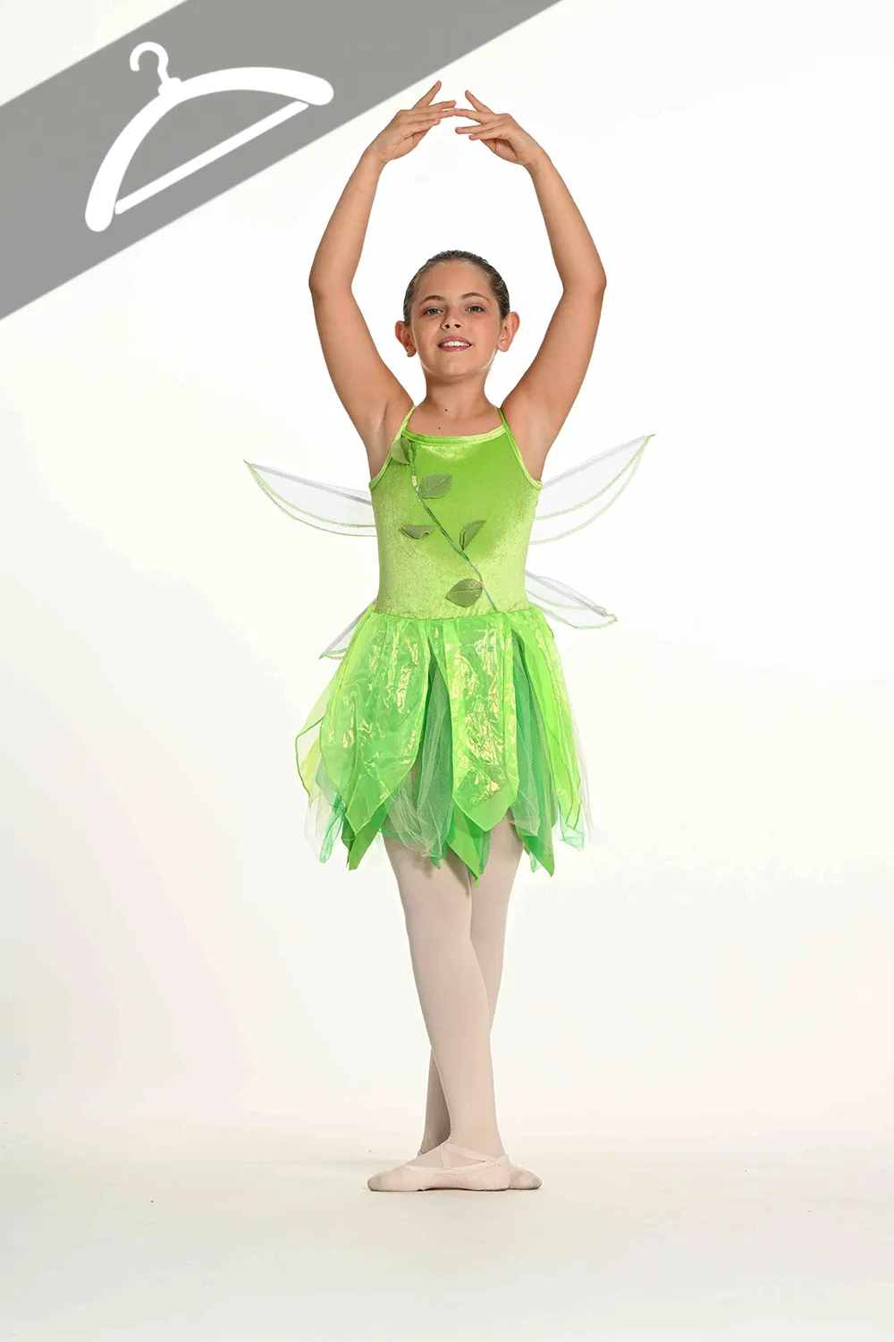 Tutu Fée Verte avec Ailes - Essayage