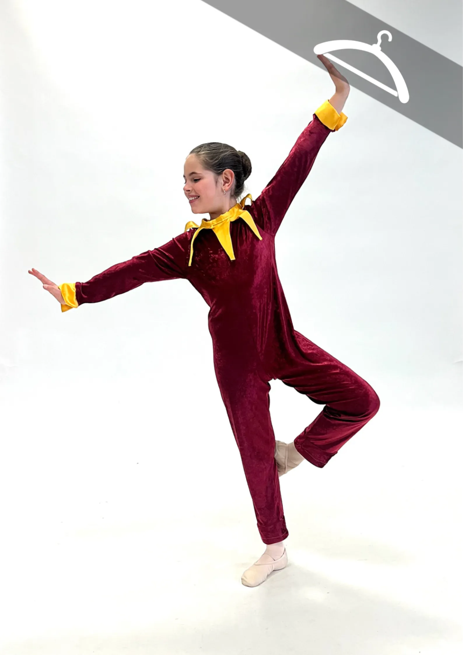 Académique Velours Bordeaux réf : C33 - Essayage