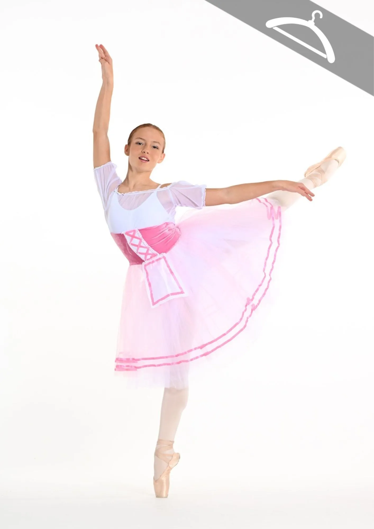  Tutu « Paysanne » Rose style Giselle réf : C82 - Essayage