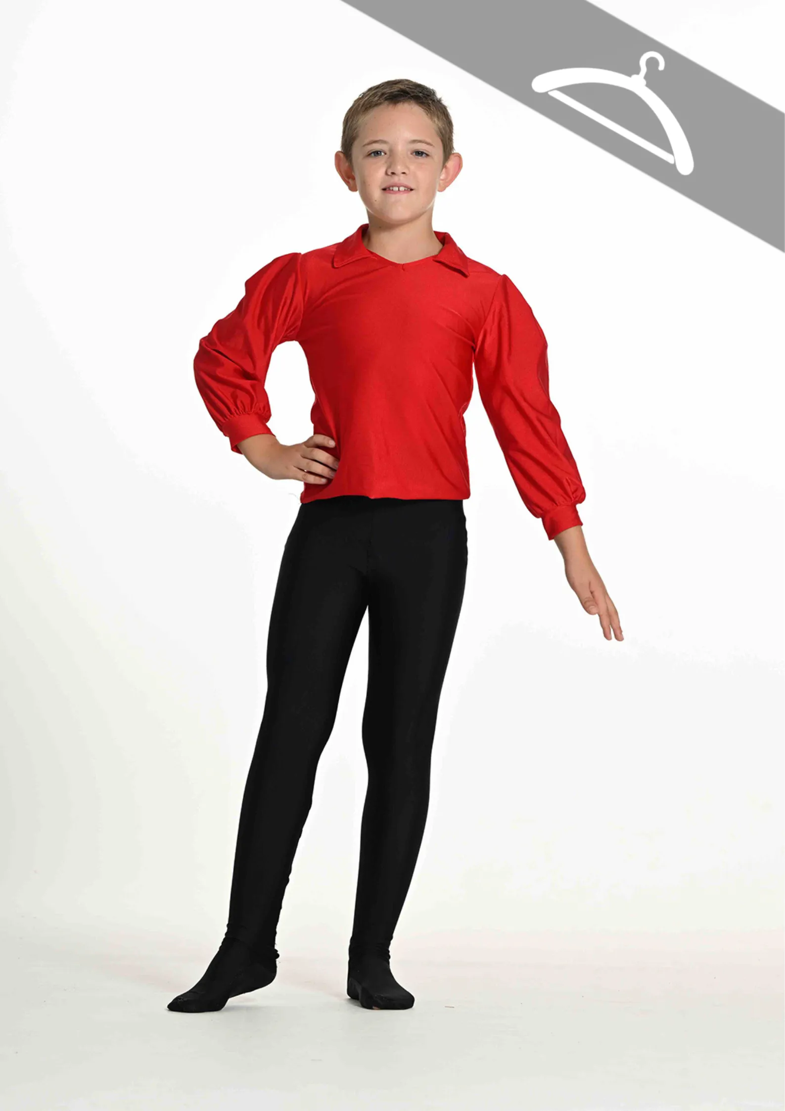 Chemise Rouge Lycra - Essayage