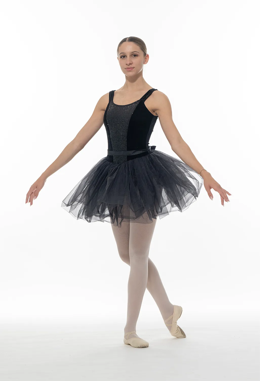 Tutu pailleté velours noir