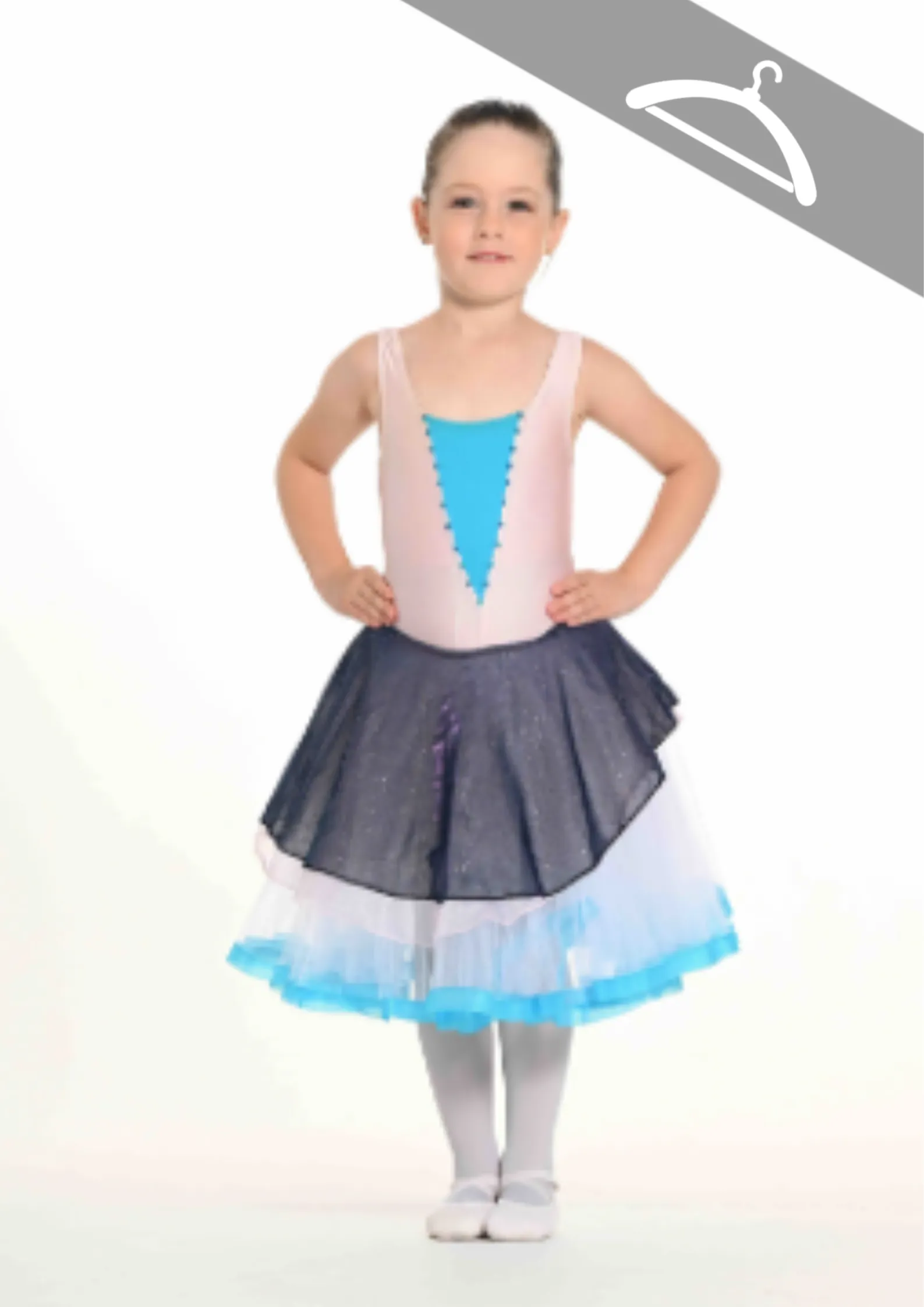 Tutu Rose et Bleu réf : C100 - Essayage 