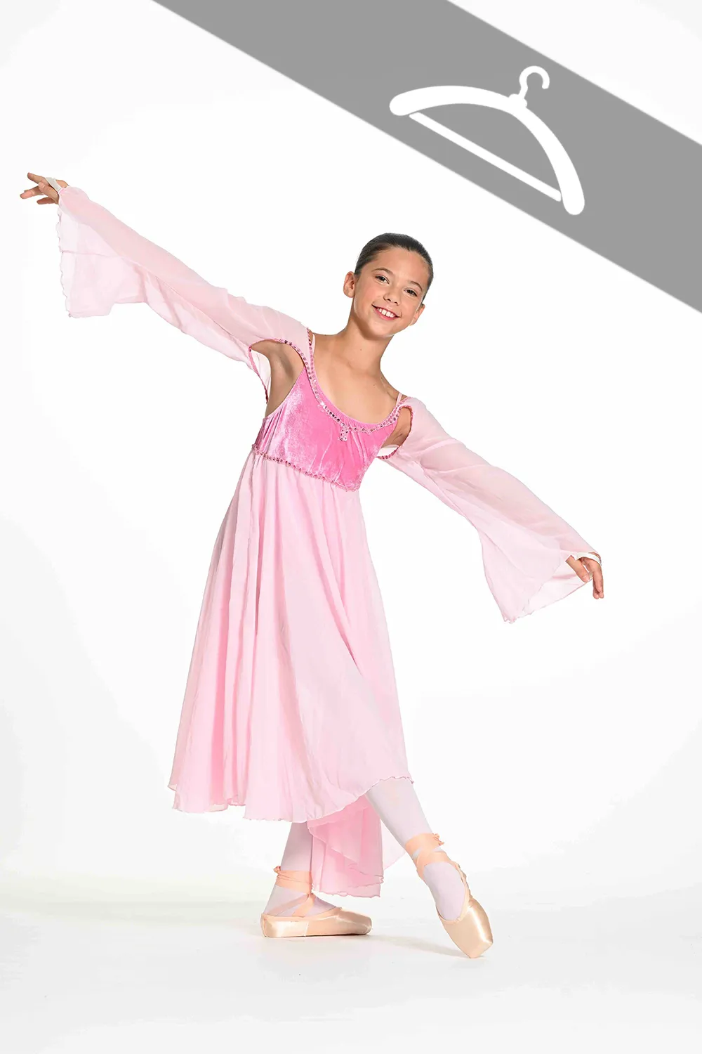 Robe Empire Rose style Roméo&Juliette - Essayage