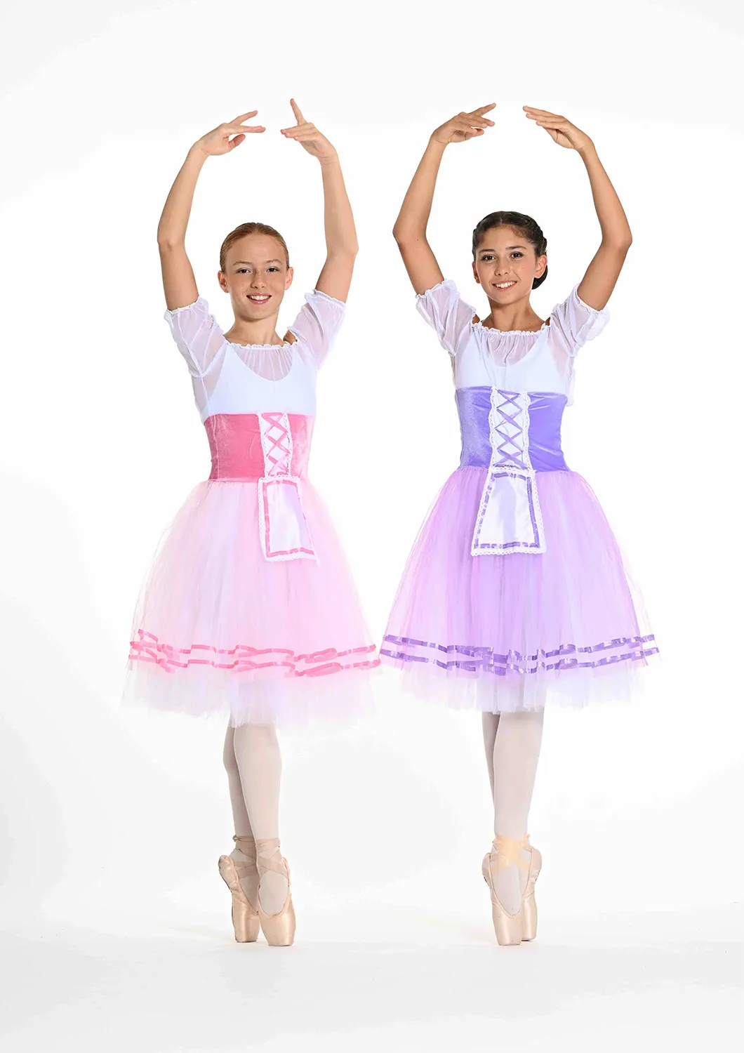 Tutu « Paysanne » Rose/Violet style Giselle