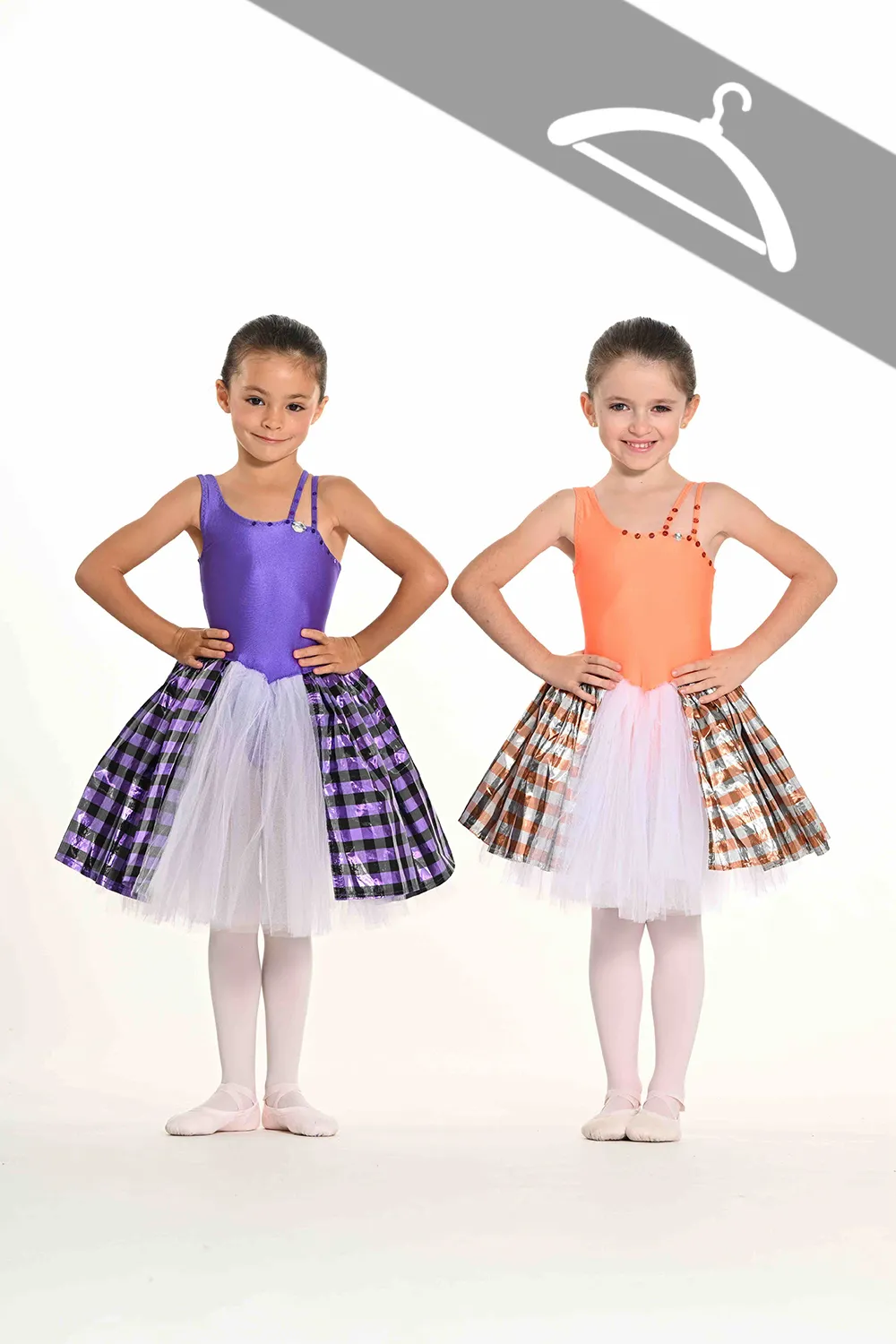 Tutu à Carreaux et Haut Lycra - Essayage