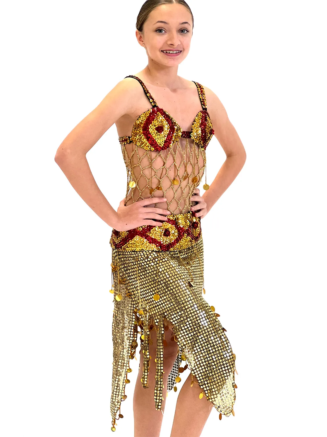 Robe Orientale à Paillettes