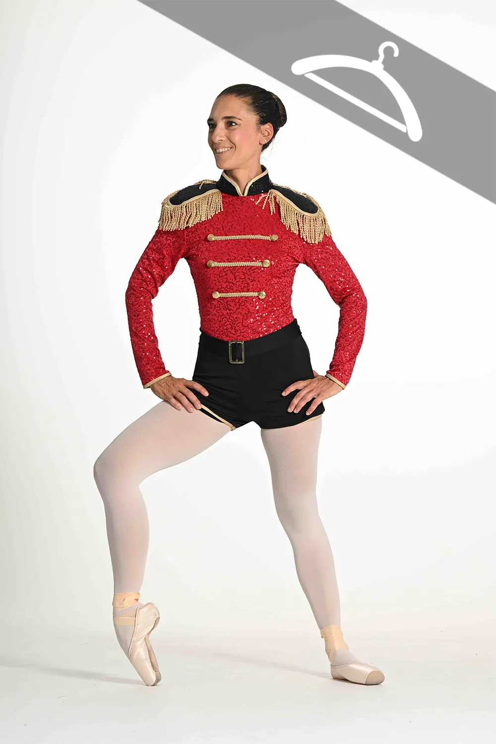 Combi-Short Pailletée « Dompteur de Lions » - Essayage