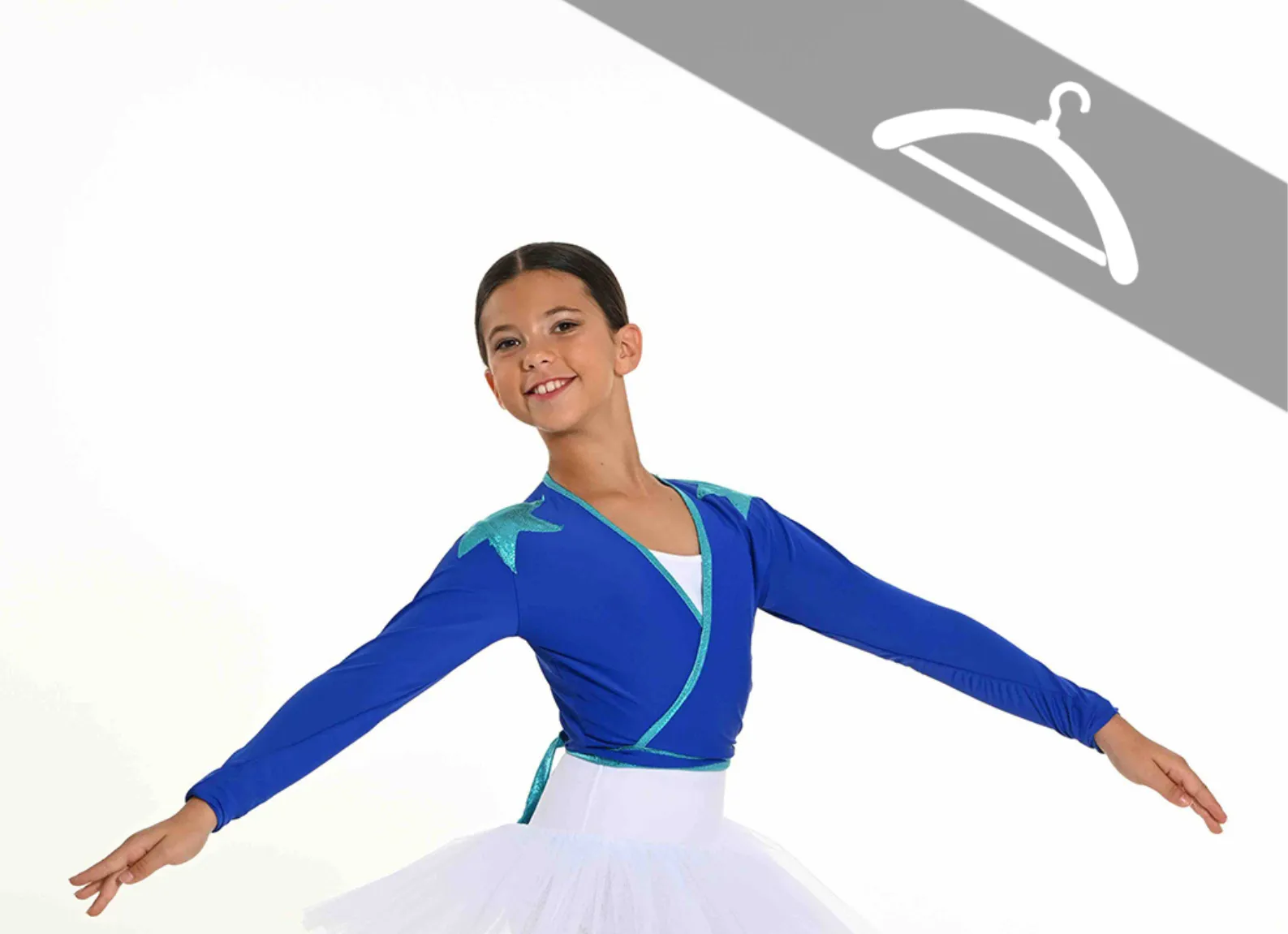 Cache-Coeur Étoile Bleue - Essayage