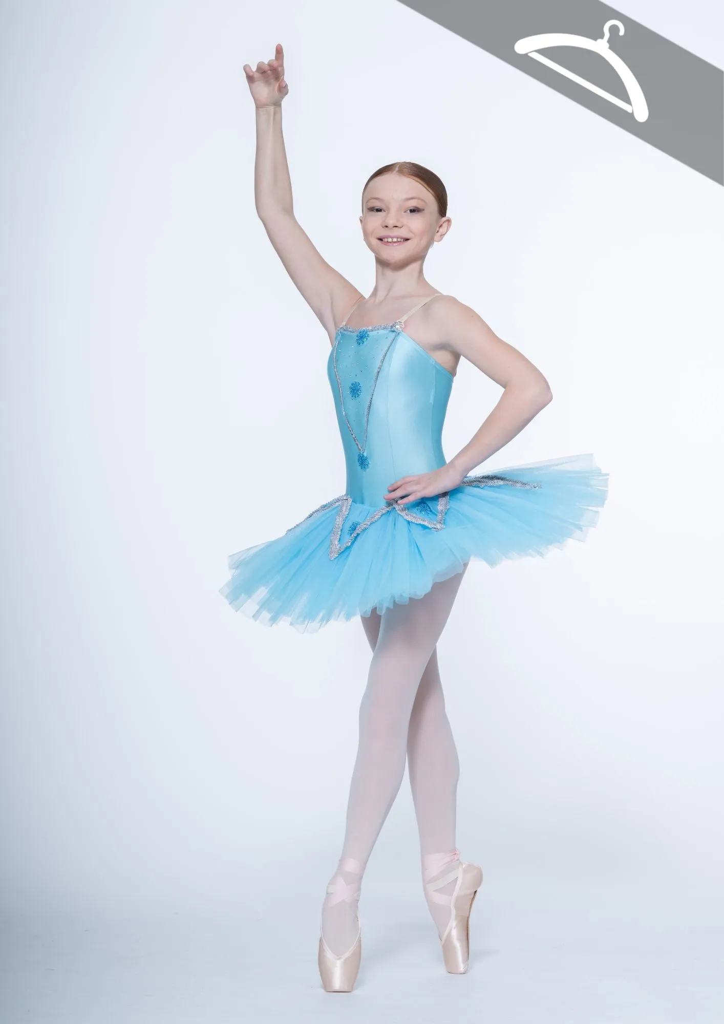 Tutu turquoise réf : C46 - Essayage