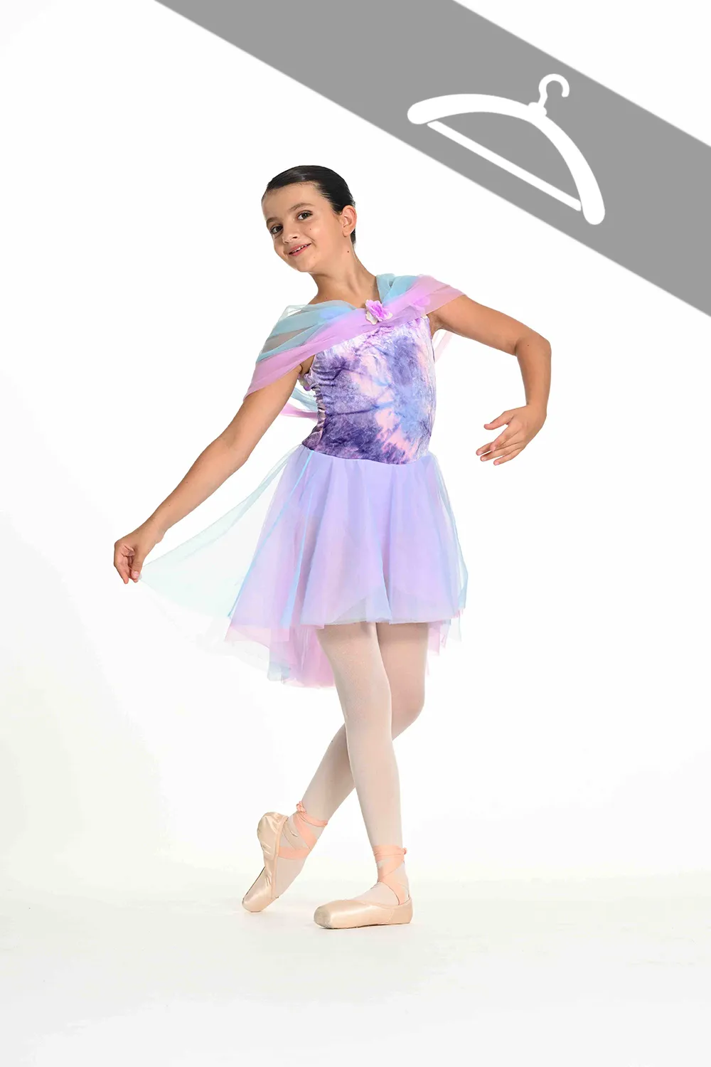 Robe en Voile Lilas - Essayage