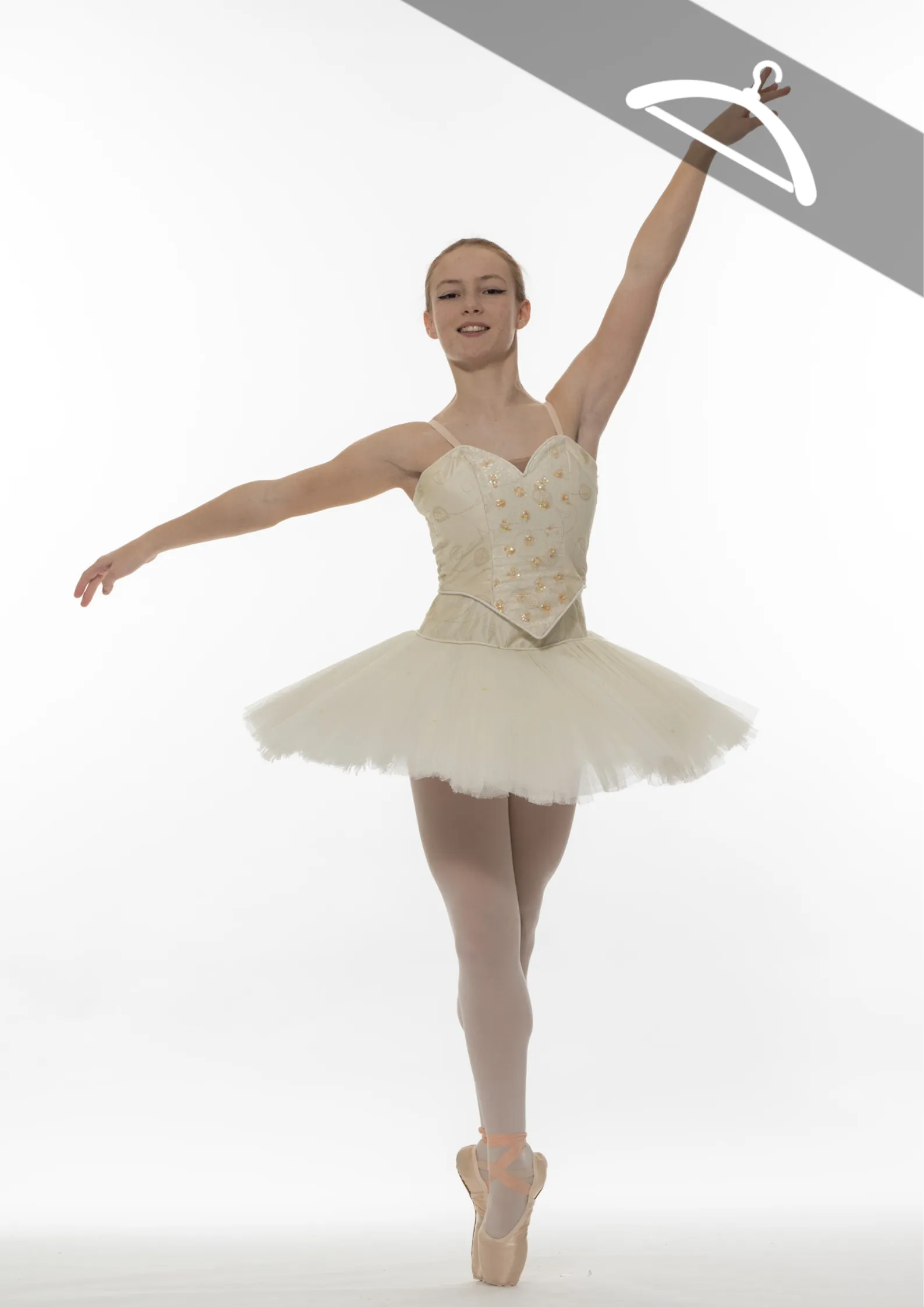 Tutu écru réf - HAUT3 - Essayage