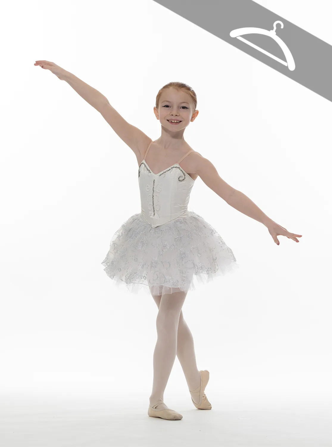 Tutu satiné écru - Essayage