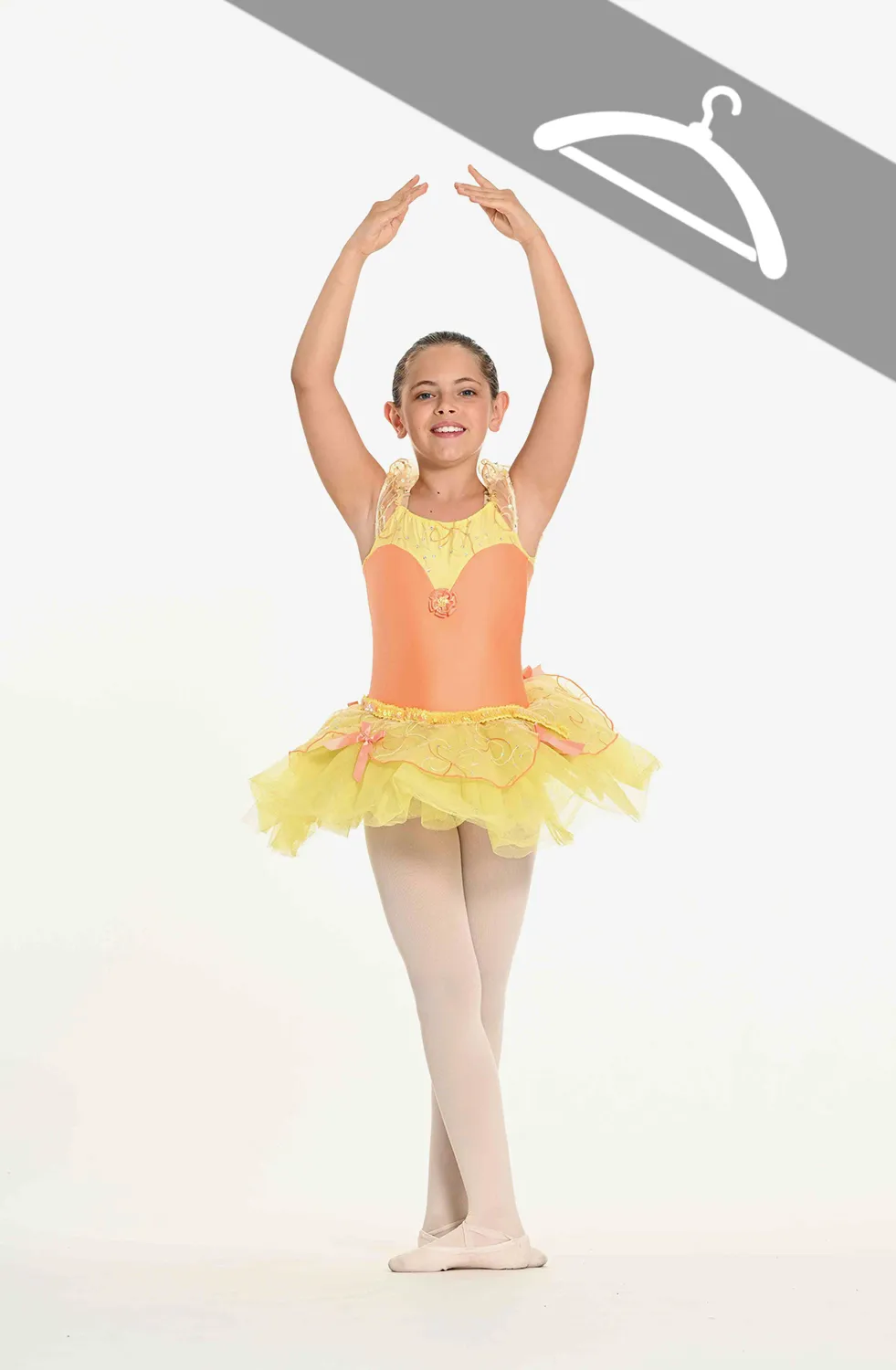 Tutu Jaune et Orange - Essayage