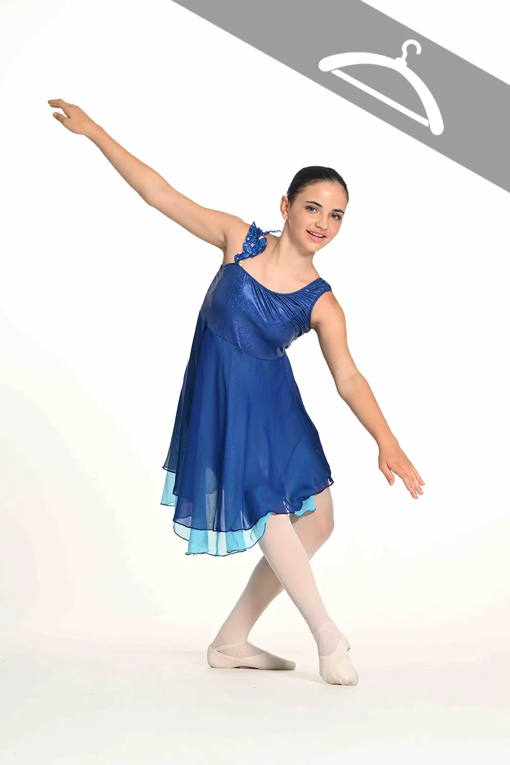 Robe Bleue et Turquoise - Essayage