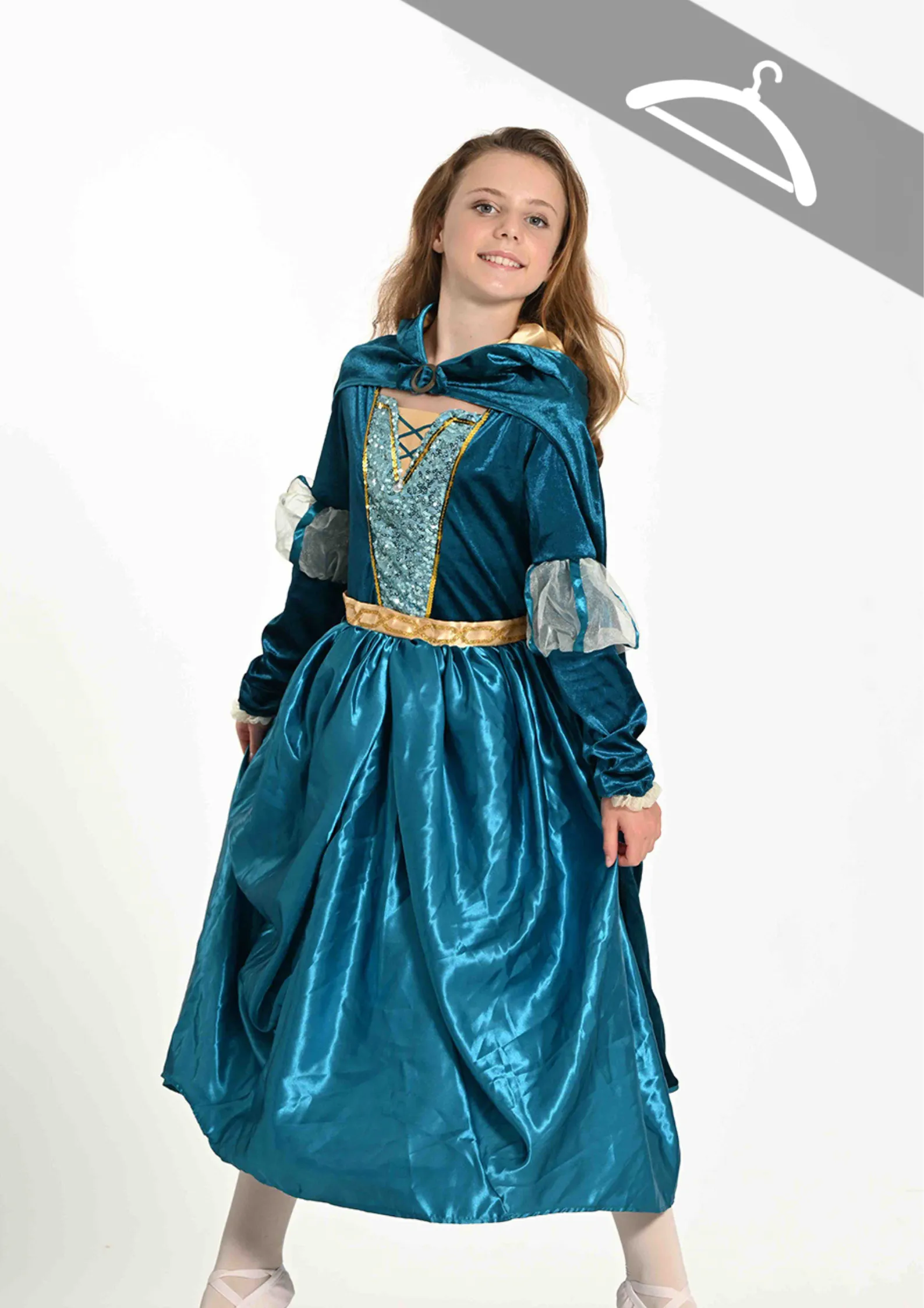 Robe Verte Princesse inspiration « Rebelle » - Essayage